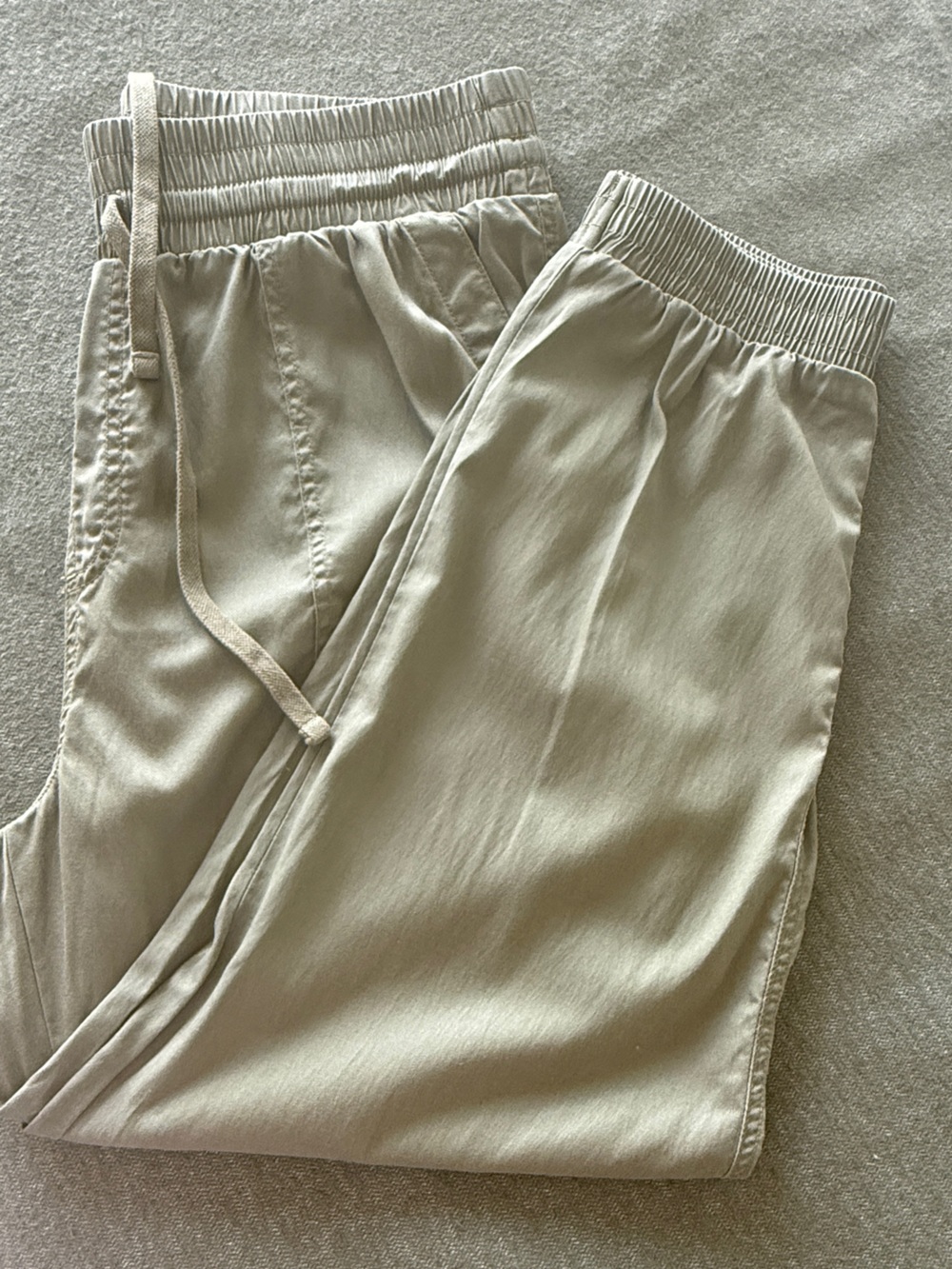 a new day Women's Drawstring Jogger Pants Olive Green L